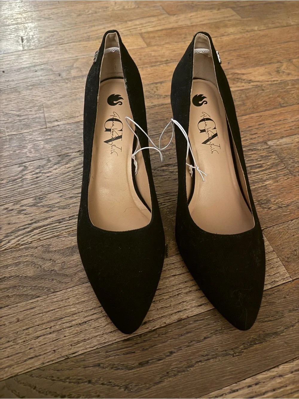 Gloria Vanderbilt Black Pointed Toe Stiletto Pumps for Women